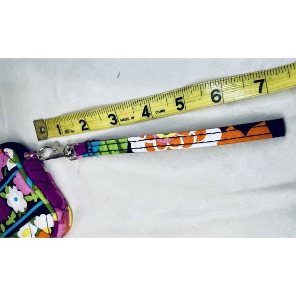 Vera Bradley Zip Around Wallet Wristlet Va Va Bloom Pink Floral - Picture 6 of 7